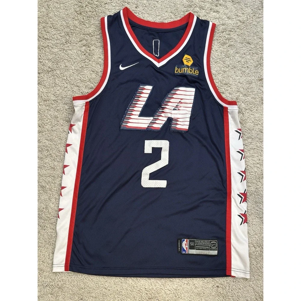 Nike Kawhi Leonard Clippers #2 Swingman Jersey NWT Size 50